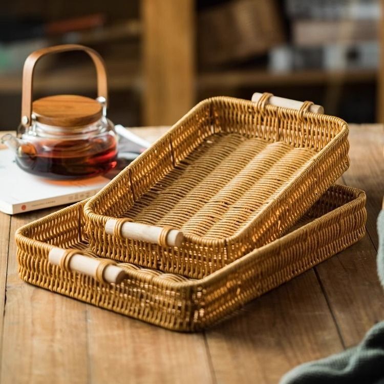 Rectangular Woven Storage Basket Stornfield