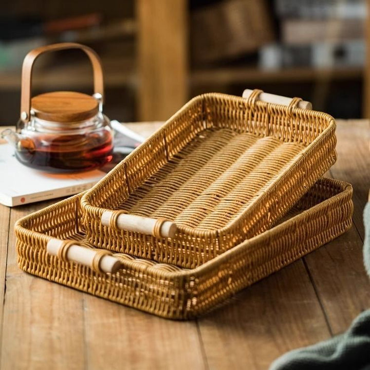 Rectangular Woven Storage Basket Stornfield