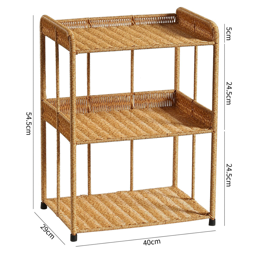 Three-Tier Open Weave Storage Rack Stornfield