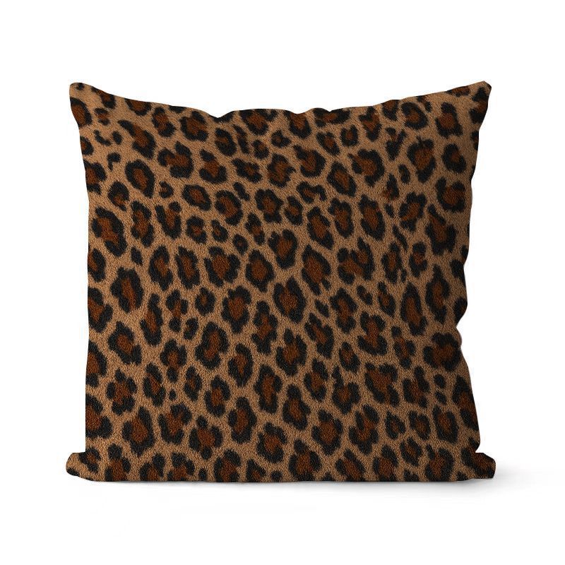 Cozy Cow Print Decorative Throw Pillow