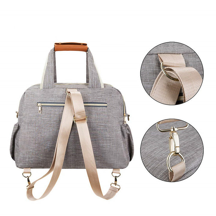 Ladies diaper bag with integrated changing mat Stornfield