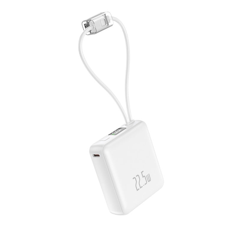 Portable fast charger with integrated cables Stornfield