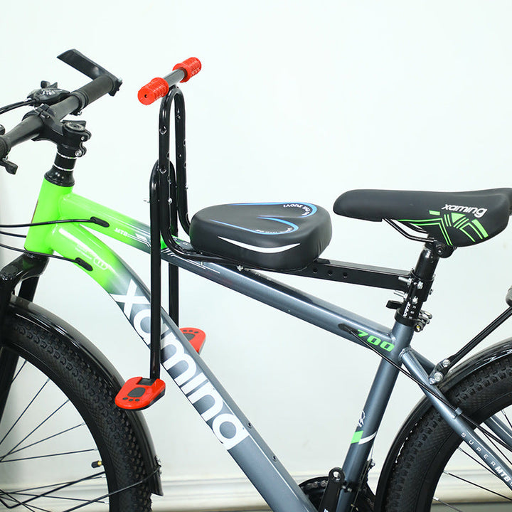adjustable padded child bicycle passenger seat with safety armrest Stornfield