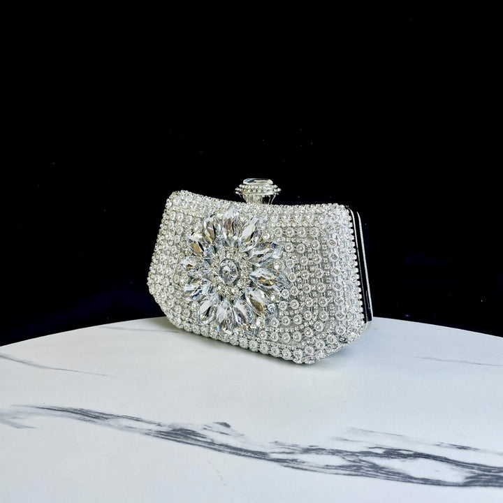 Sparkling Rhinestone Decorative Clutch