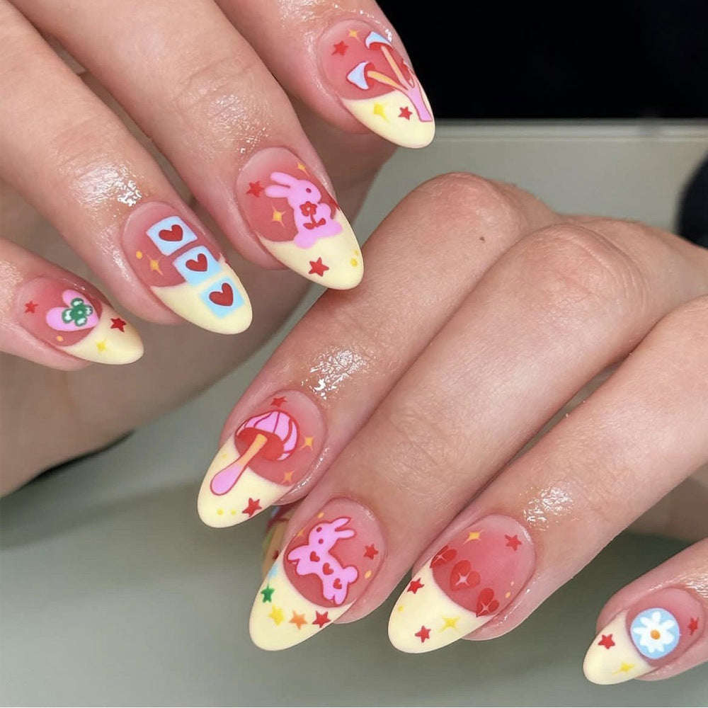 Creative Artistic Press-On Nails Stornfield