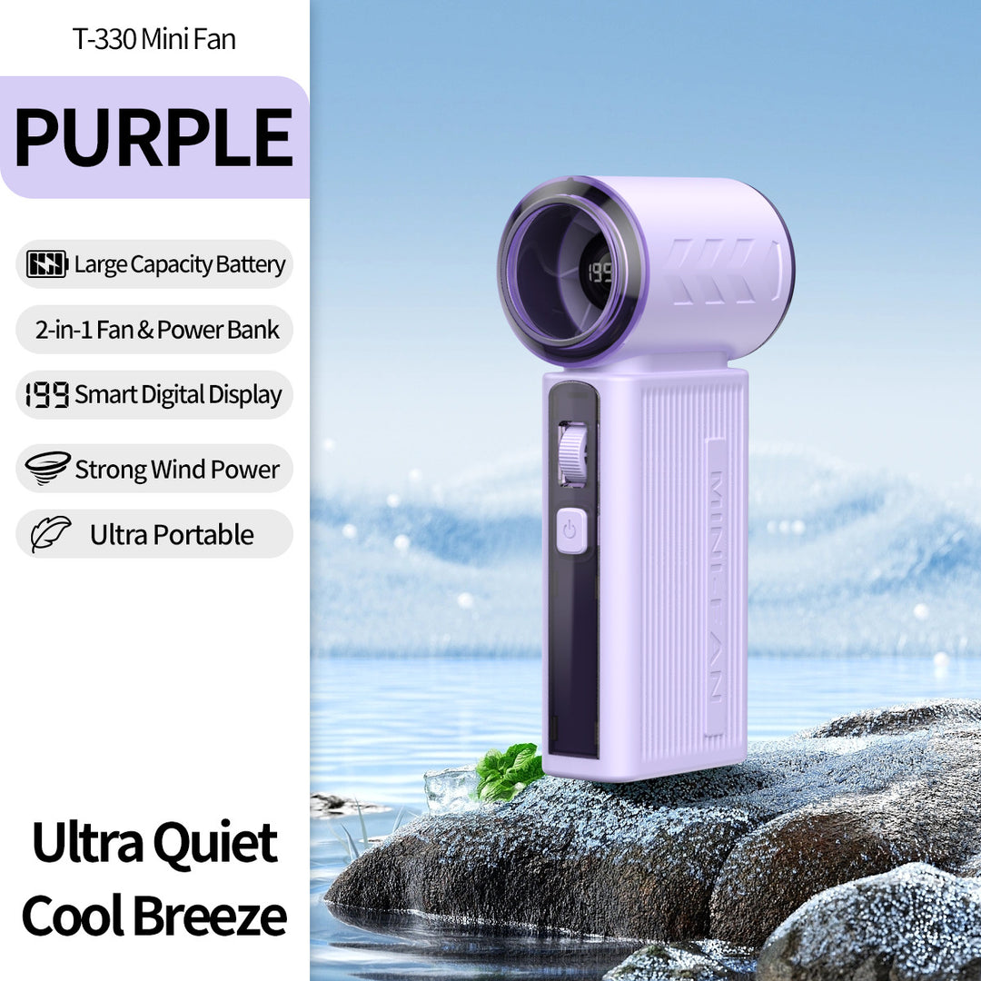 Women Portable Mini Fan with Power Bank Function Stornfield