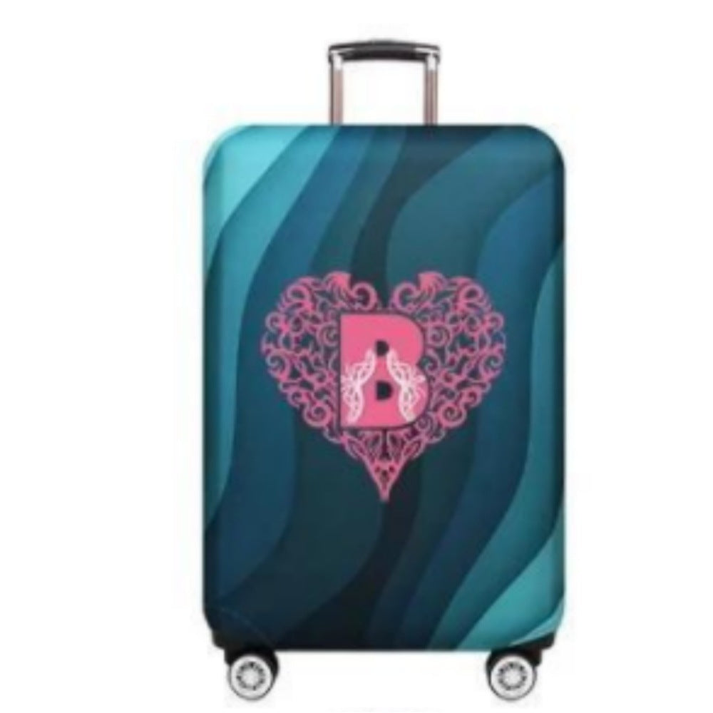Women's Hard Shell Suitcase with Playful Heart Design Stornfield