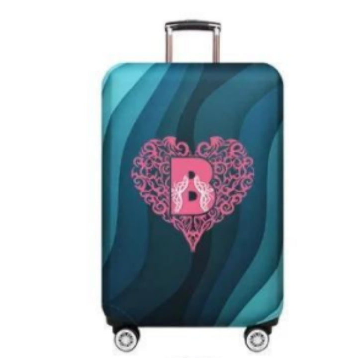 Women's Hard Shell Suitcase with Playful Heart Design Stornfield