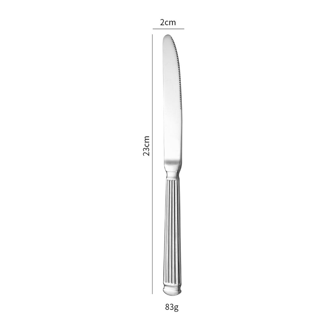 Elegant dessert spoon with exclusive surface design Stornfield