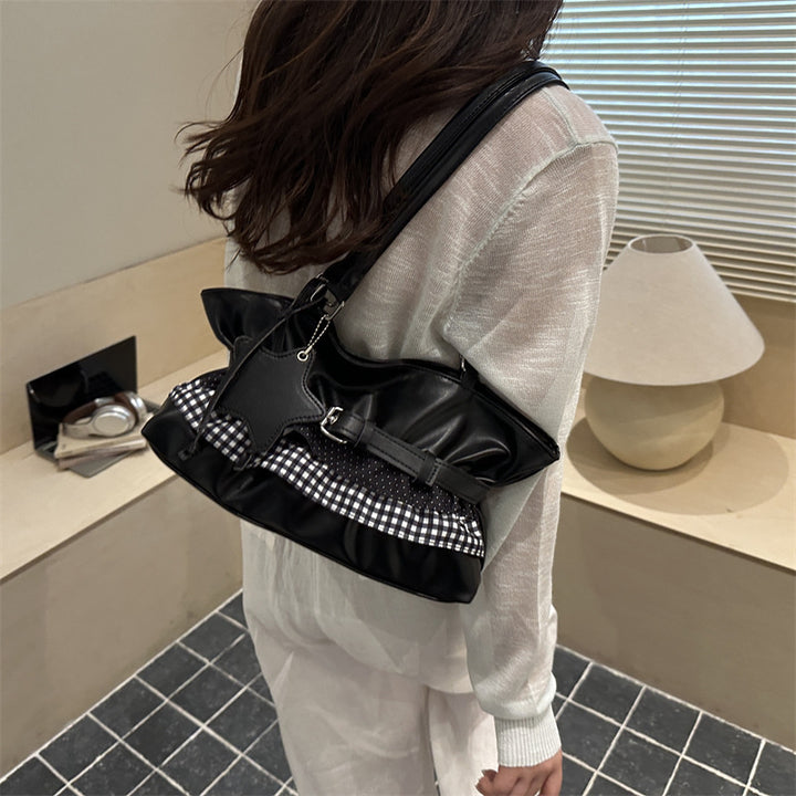 Stylish Ruffled Handbag