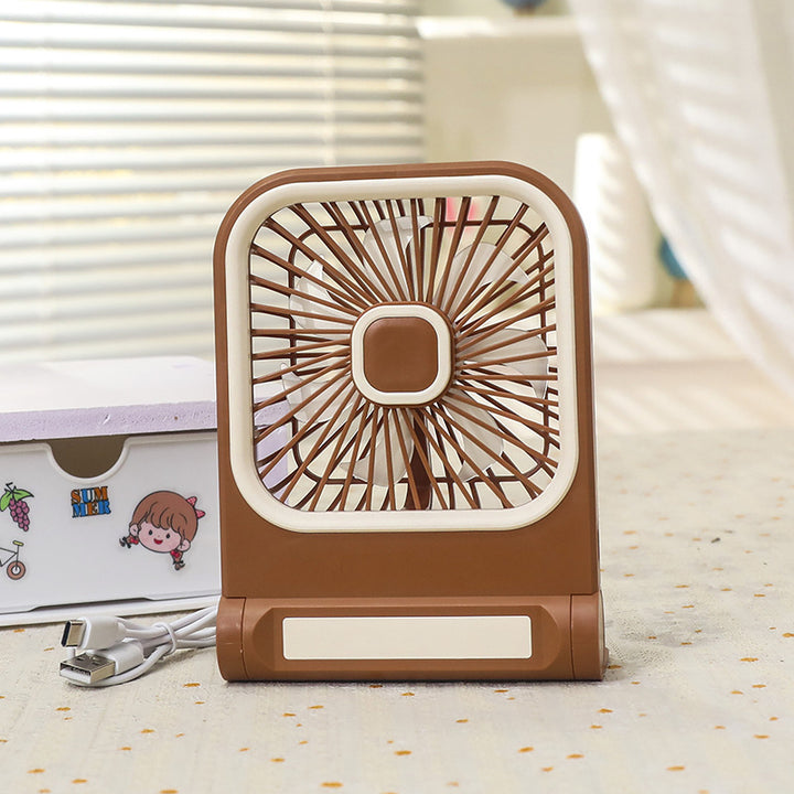 Ladies Portable Table Fan with Cat Design Stornfield