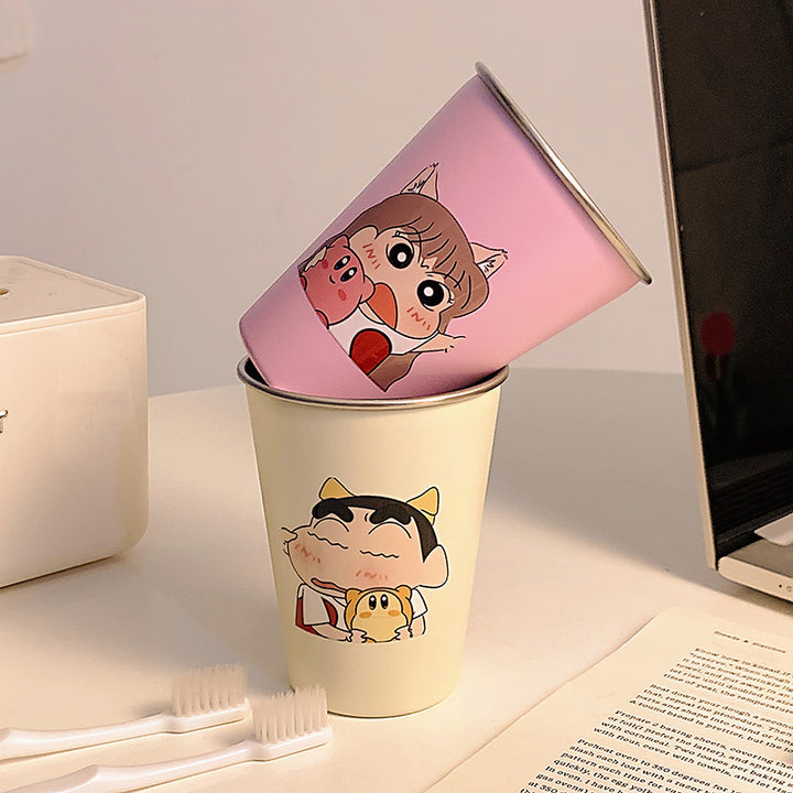 Stainless Steel Toothbrush Holder with Cute Cartoon Design Stornfield