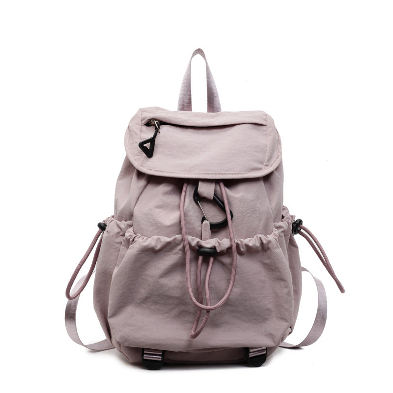 Leisure backpack with elastic drawstring and practical side pockets Stornfield