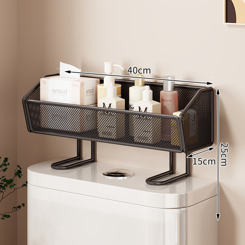 Mesh Two-Tier Countertop Bathroom Organizer with Raised Legs