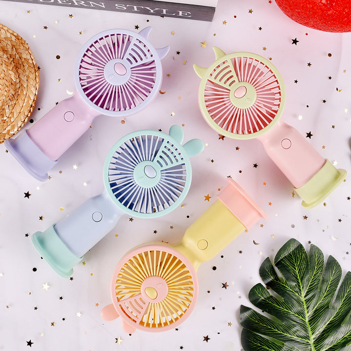 Portable Bunny-Themed Handheld Fan Stornfield