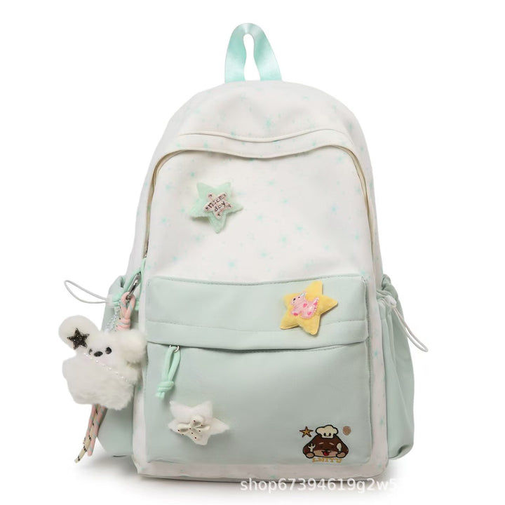 Star-themed Plush Backpack Stornfield