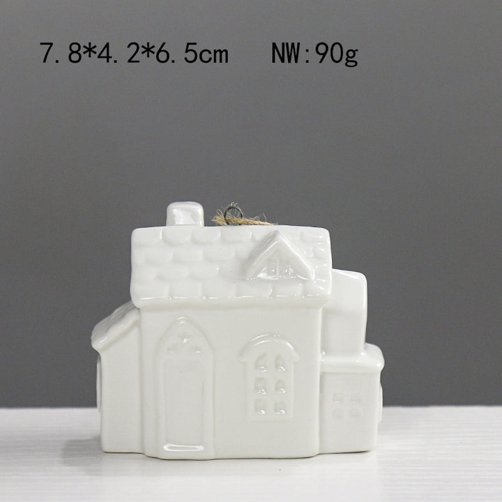 Decorative Ceramic House Figurine Stornfeild