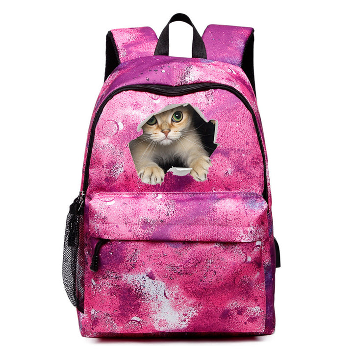 Cat-Themed Adventure Backpack Stornfield