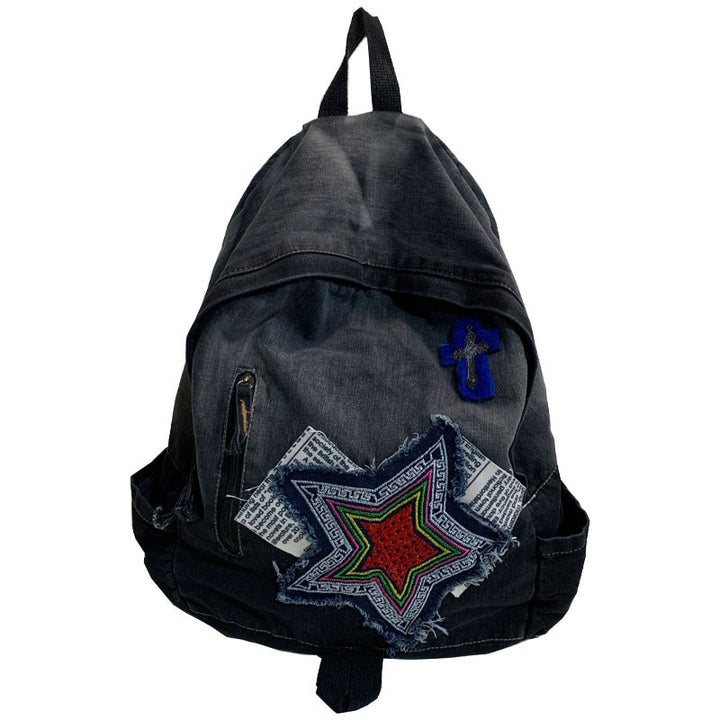 Artistic Denim School Backpack Stornfield