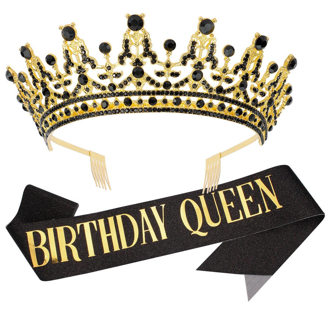 Women's Sparkling Crown and Sash Set Stornfield