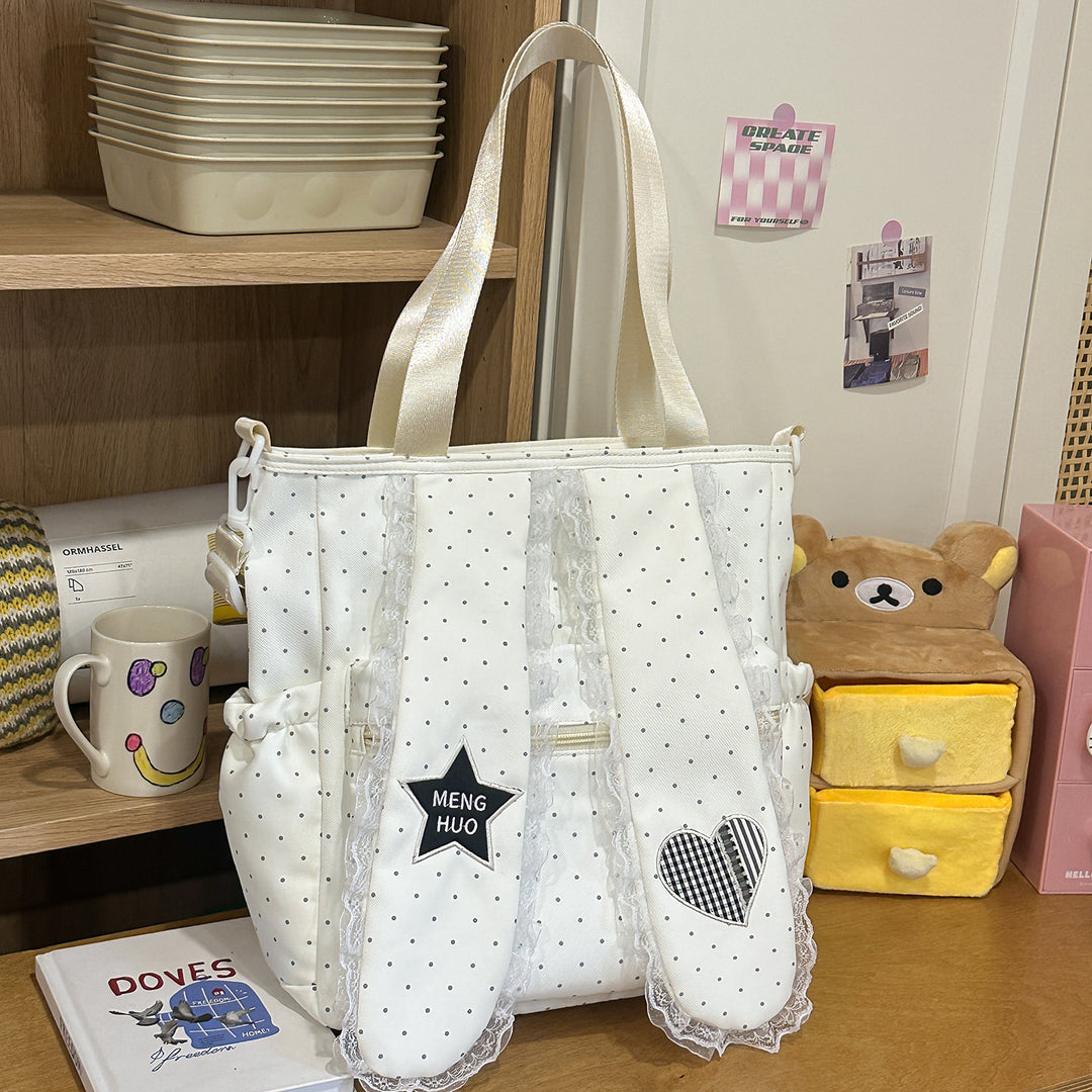Playful Decorative Patchwork Backpack Stornfield