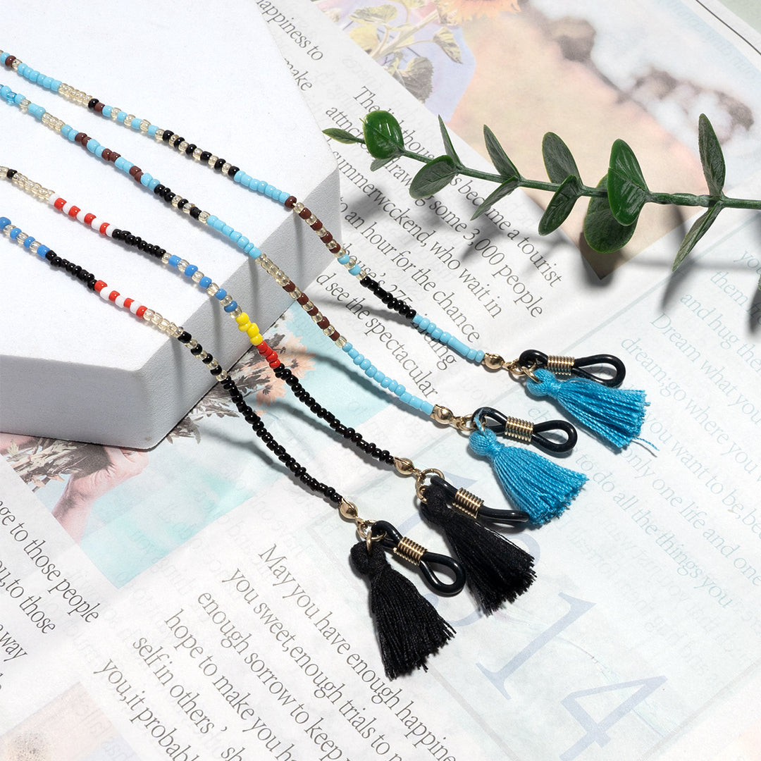 Bohemian-Inspired Beaded Eyewear Chain Stornfield