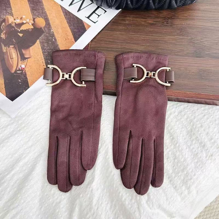 Elegant Fashion Gloves with Decorative Buckle Stornfield