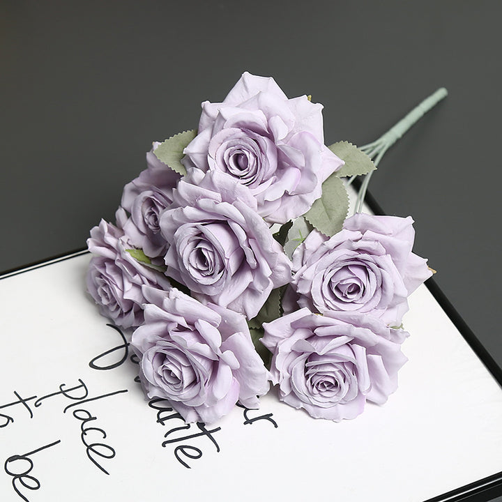 Premium Faux Floral Rose Bouquet