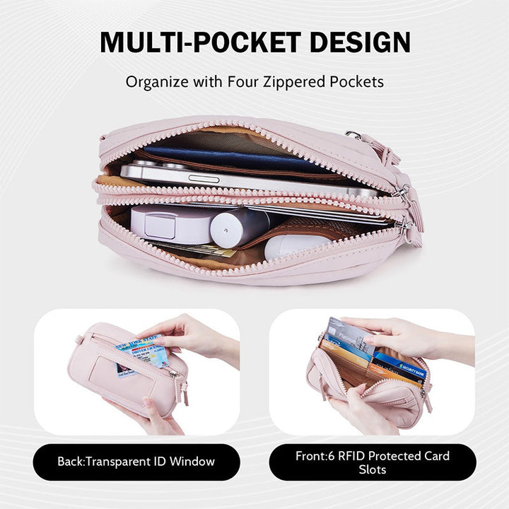 Practical cosmetics bag with compartments Stornfield