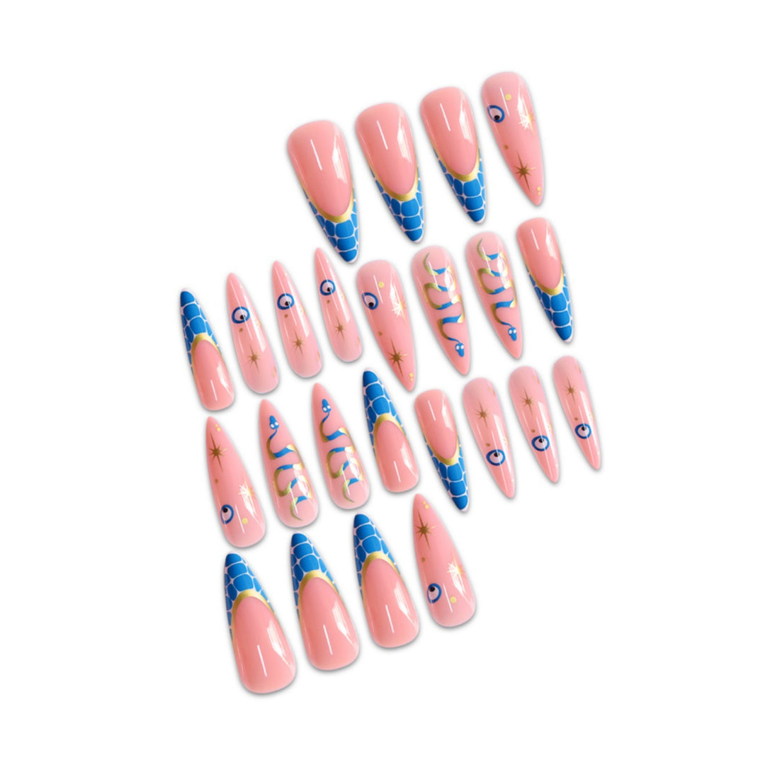 Artistic Stiletto Nail Art Stornfield 1787977694