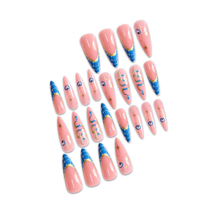 Artistic Stiletto Nail Art Stornfield 1787977694