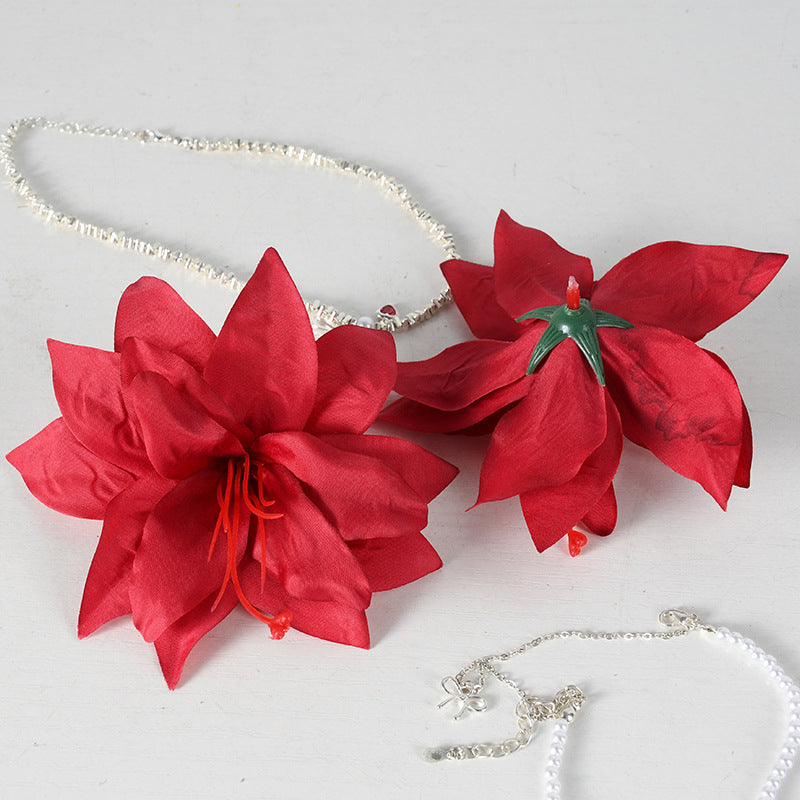 Floral Accented Hair Clip
