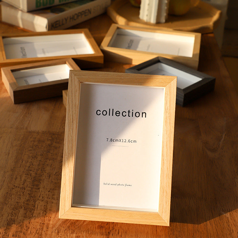 Solid Wood Photo Display Frame for Home