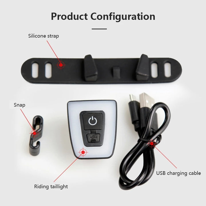 USB Rechargeable Bicycle Taillight Stornfield