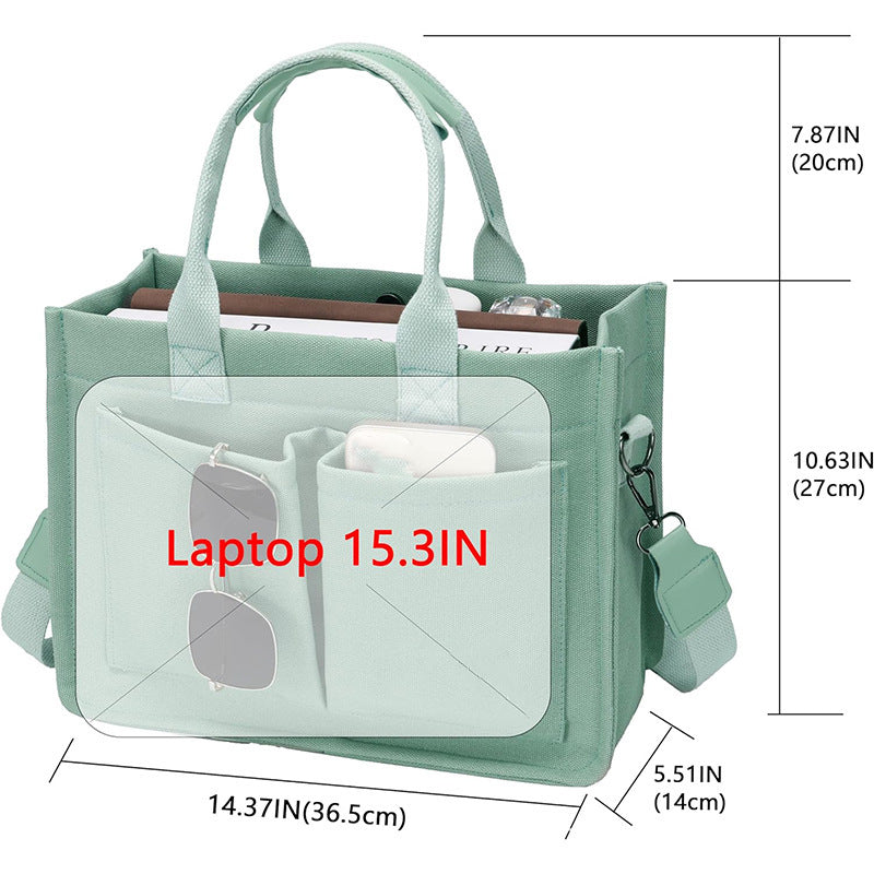 Multifunctional tote bag with separate compartments Stornfield