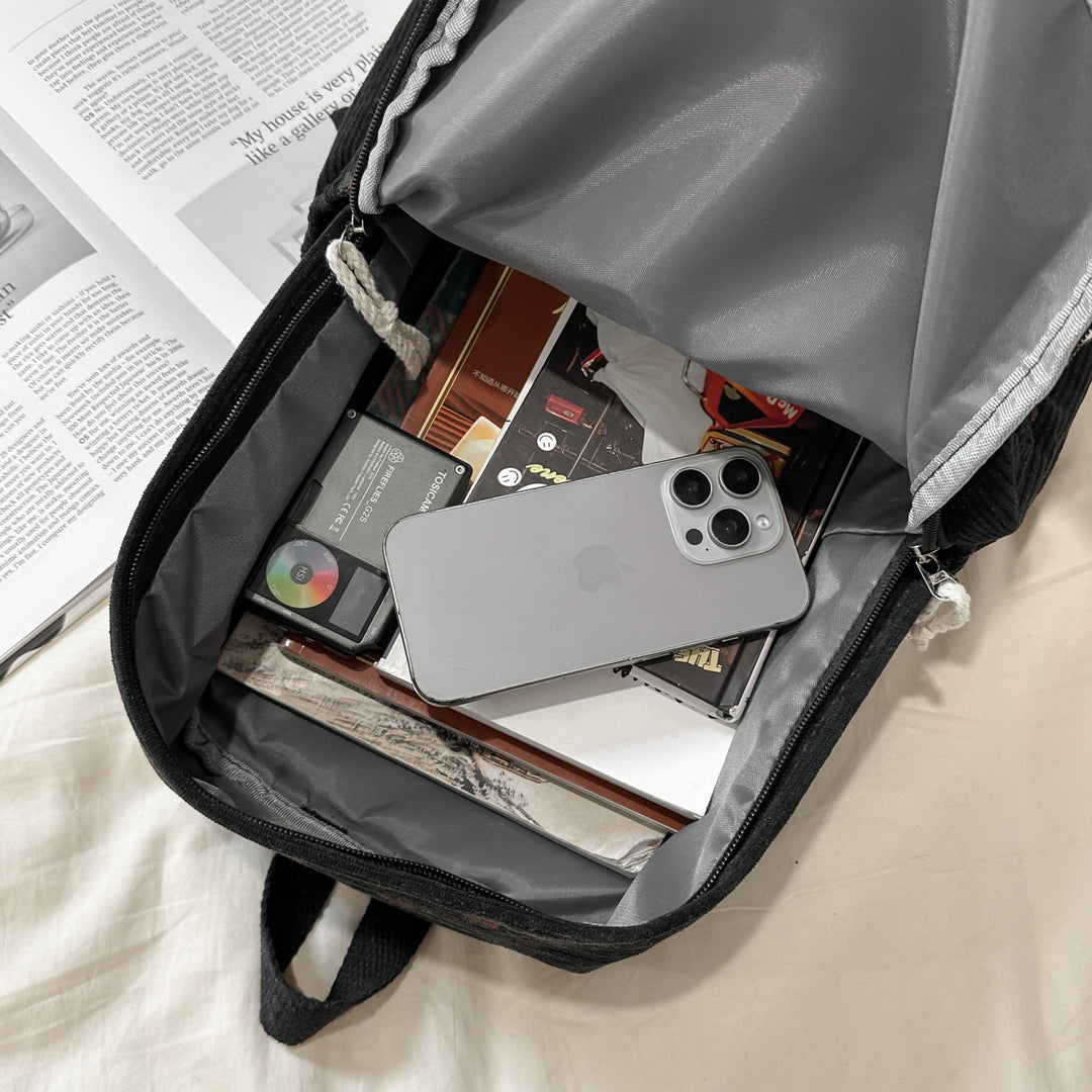 Backpack with Playful Fruit Pattern Stornfield