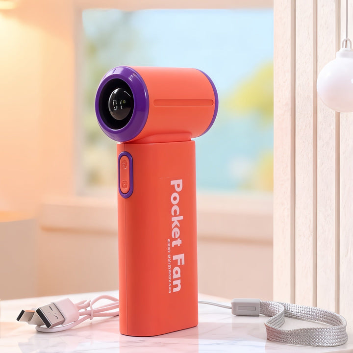 Ladies Portable Mini Fan with USB Charging Function and Lightweight Design Stornfield