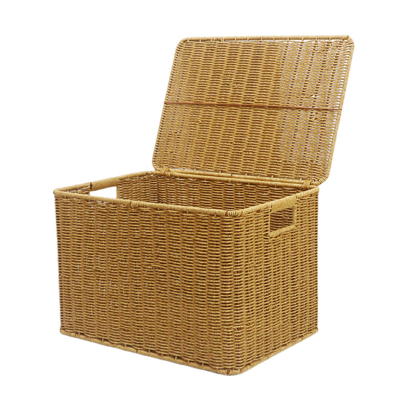 Woven Storage Chest with Lid Stornfield