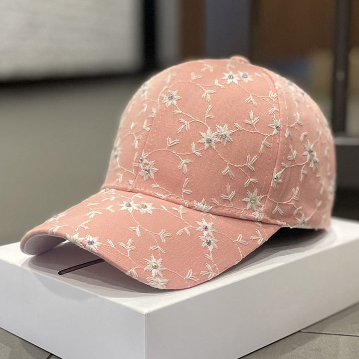 Women's Embroidered Rhinestone-Detail Baseball Cap Stornfield