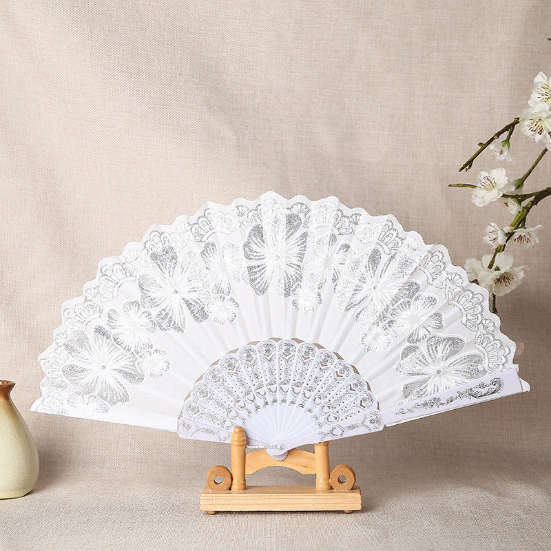 Ladies elegant lace fan Stornfield