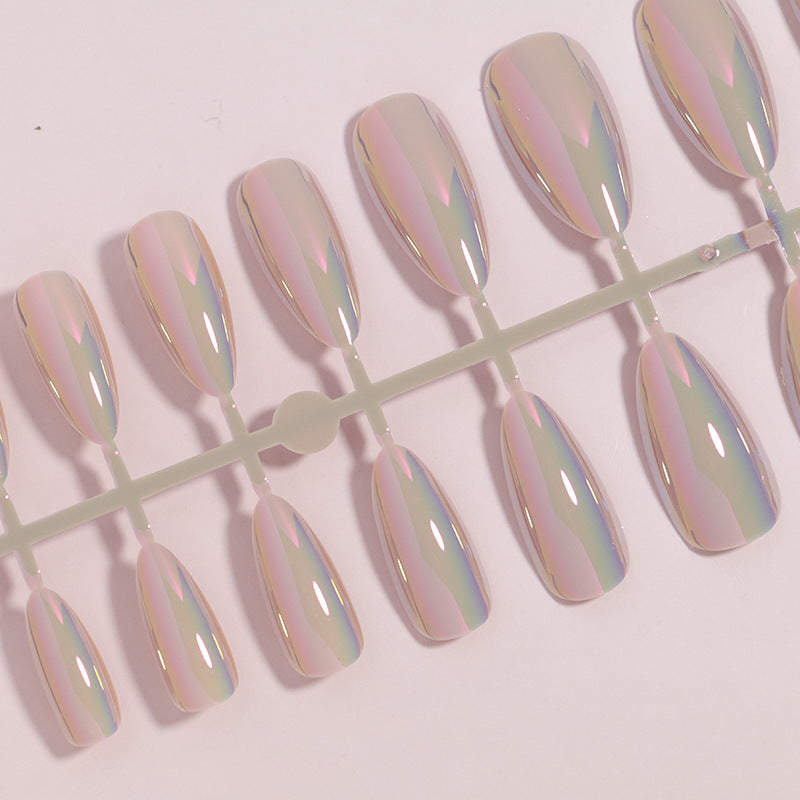 Iridescent Press-On Nail Tips Stornfield