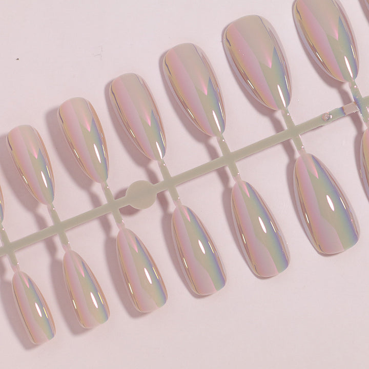 Iridescent Press-On Nail Tips Stornfield