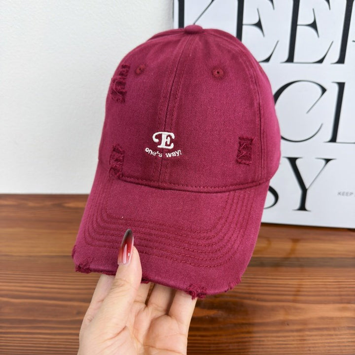 Unisex Distressed Denim Cap Stornfield