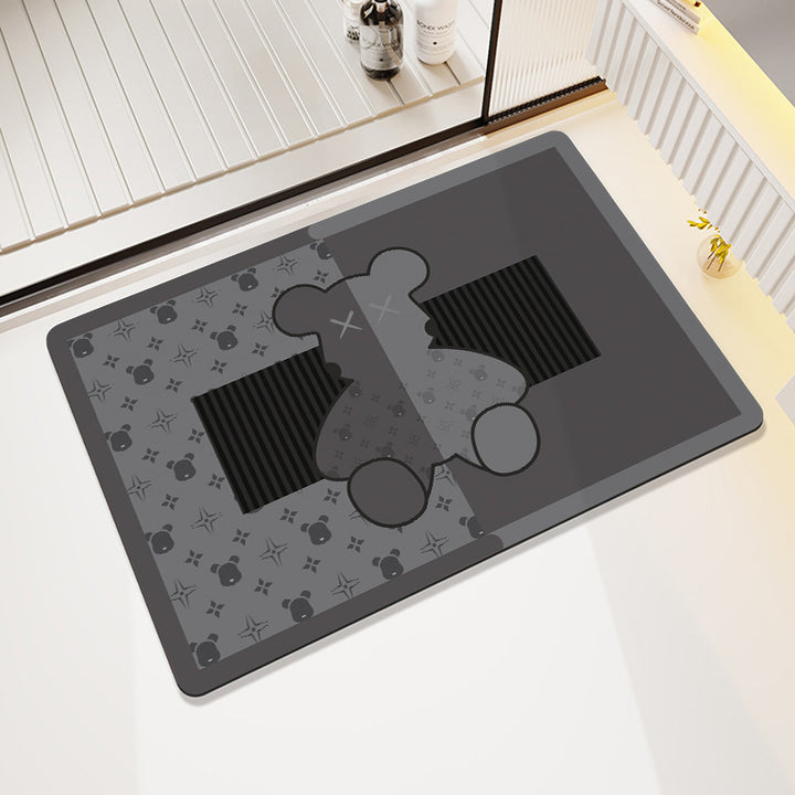 Artistic Cartoon Entrance Mat Stornfield