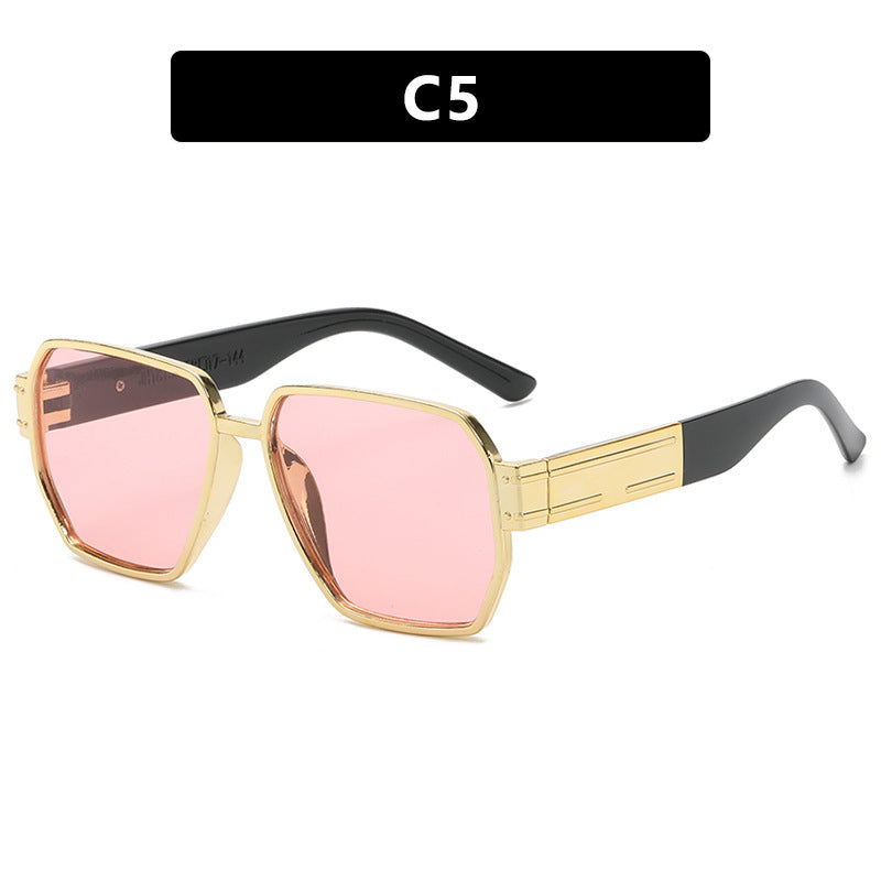 Ladies elegant sunglasses with striking geometric frame Stornfield