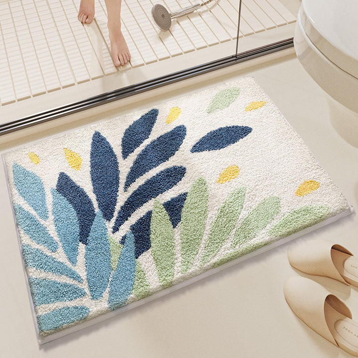 Whimsical Rainbow Bath Mat