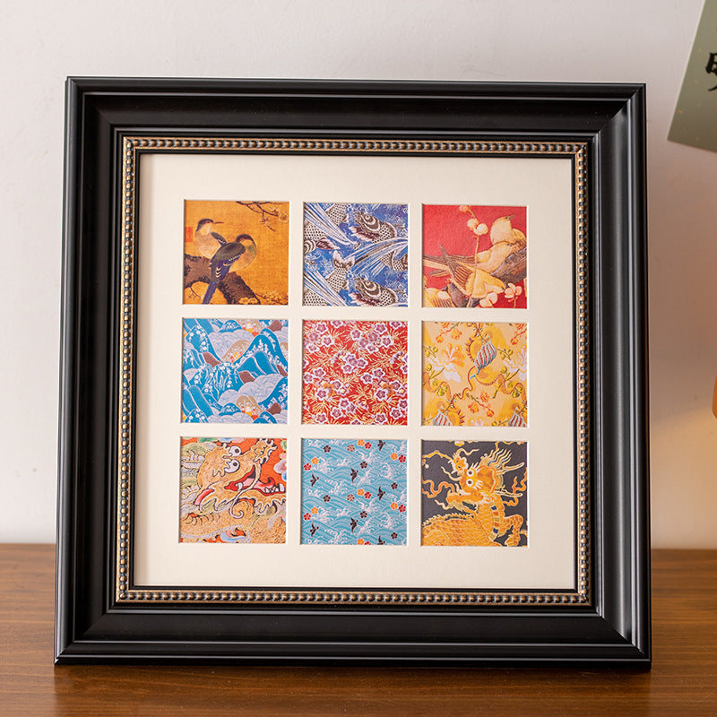 Artistic Framed Japanese Cultural Art Display