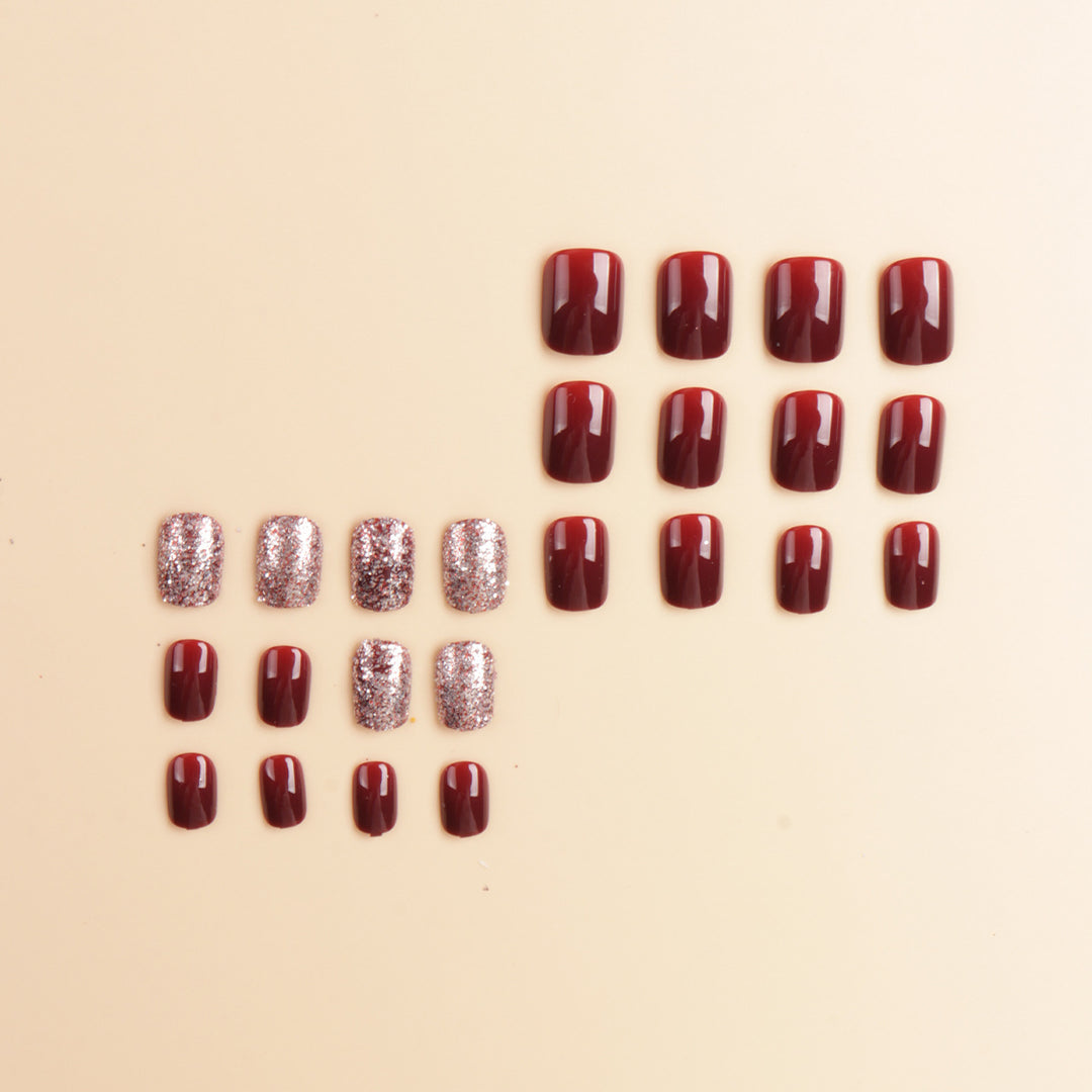 Glossy Gel Press-On Nail Set Stornfield
