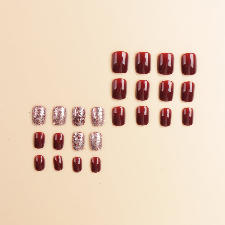 Glossy Gel Press-On Nail Set Stornfield