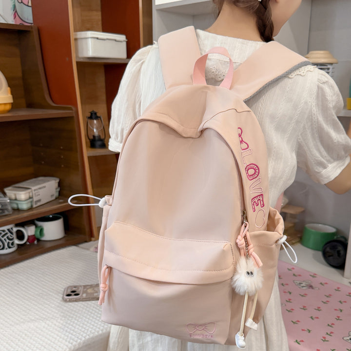 Playful Graphic Embellished Backpack Stornfield